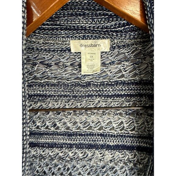 Dressbarn Plus Sweater Cardigan sz 2X # G310 - Picture 4 of 6